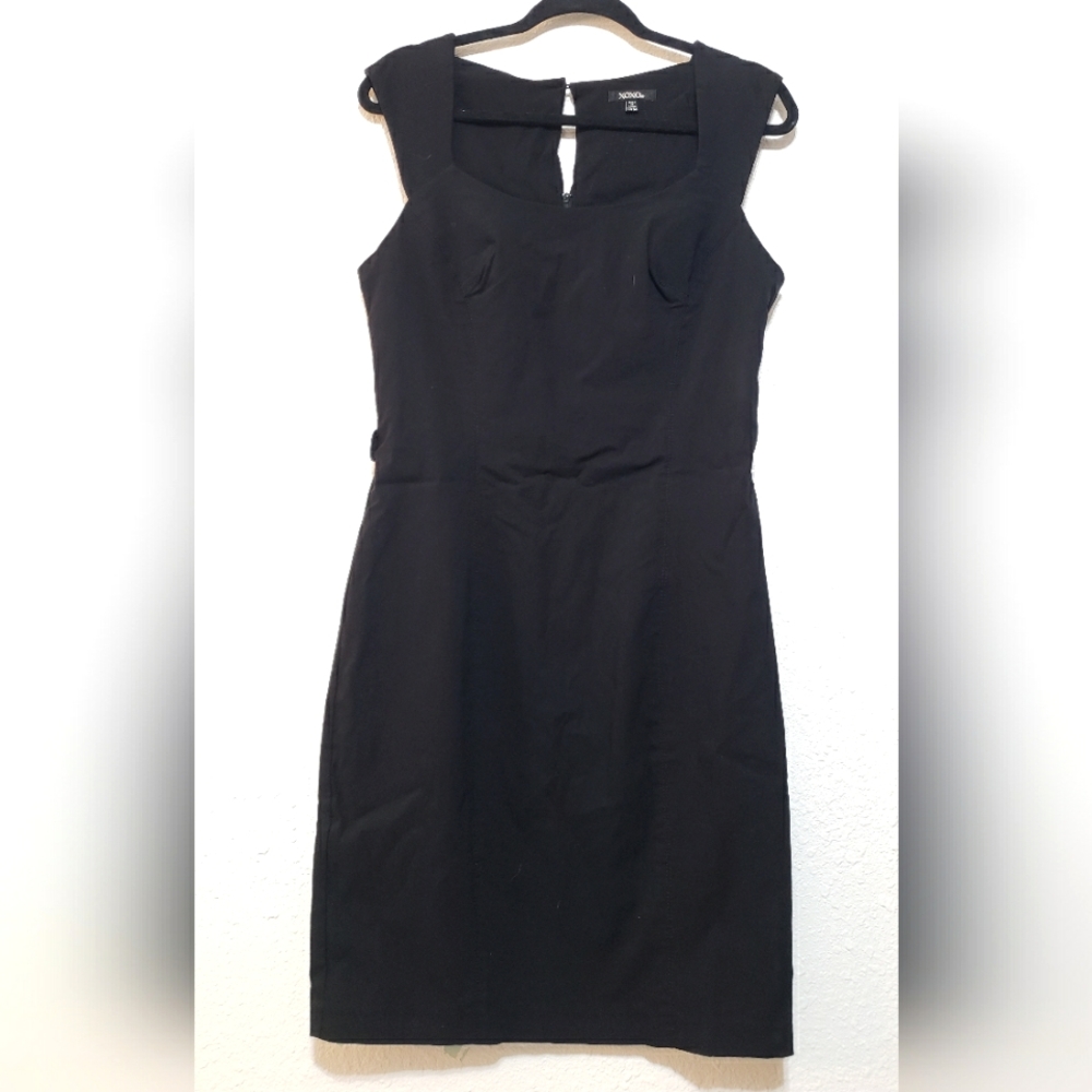 XOXO, black sleeveless bodycon midi dress, 13/14